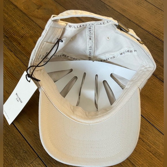 WILL + BEAR Riley Bone White Vintage Dad 
White Cap with 'More Trees' Embroidery - Picture 7 of 9